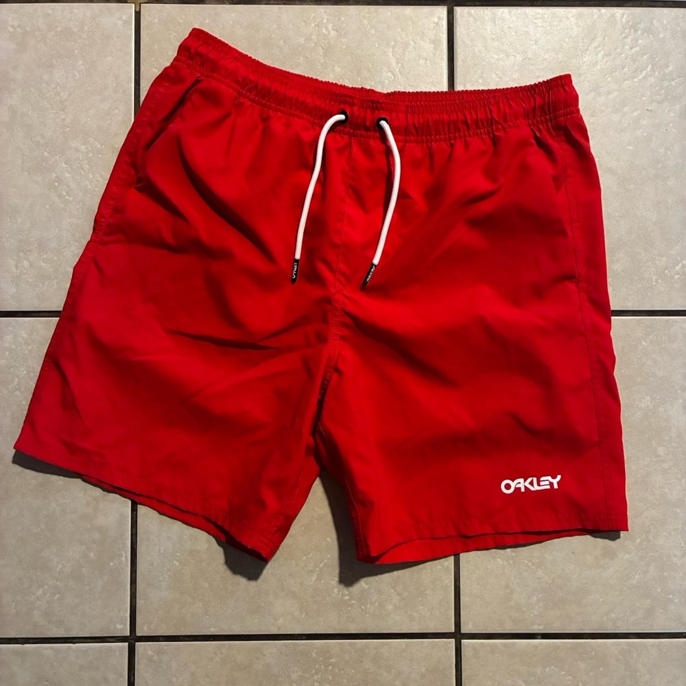 Oakley Men's Small Red Board Shorts Swimwear